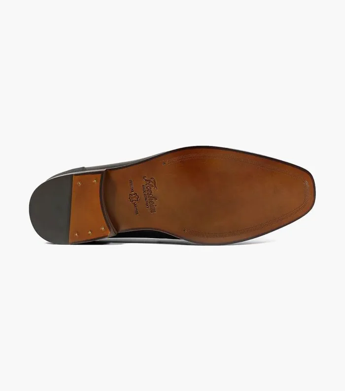 Men Palermo Moc Toe Penny Loafer Black Florsheim Dress Shoes