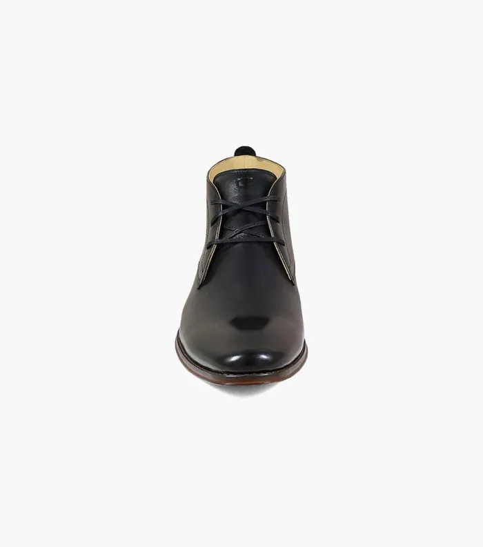 Men Palermo Plain Toe Chukka Boot Black Florsheim Dress Shoes