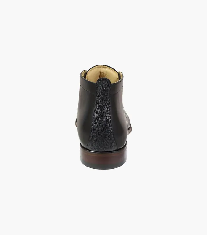 Men Palermo Plain Toe Chukka Boot Black Florsheim Dress Shoes