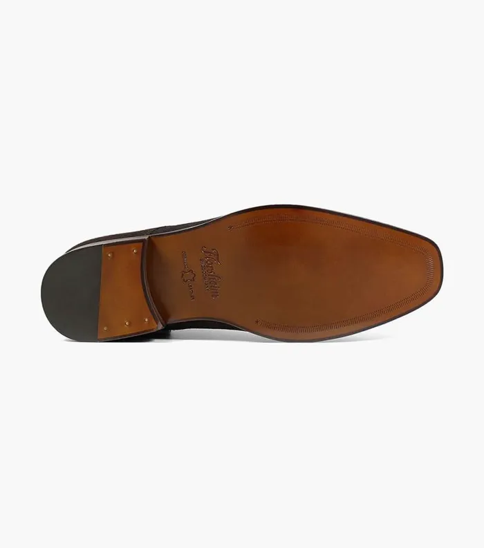 Men Palermo Plain Toe Chukka Boot Brown Suede Florsheim Dress Shoes