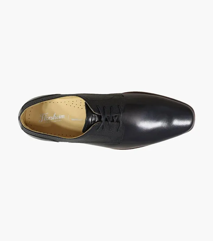 Men Palermo Plain Toe Oxford Black Florsheim Dress Shoes