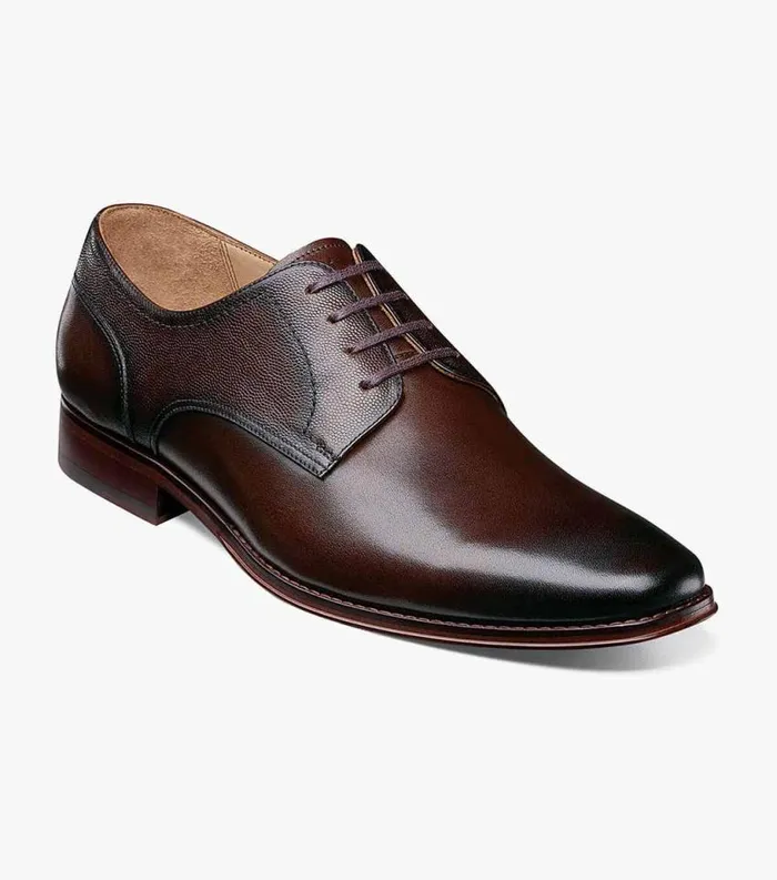 Men Palermo Plain Toe Oxford Brown Florsheim Dress Shoes