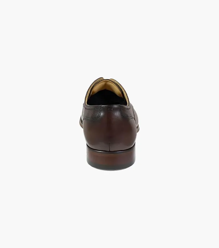 Men Palermo Plain Toe Oxford Brown Florsheim Dress Shoes