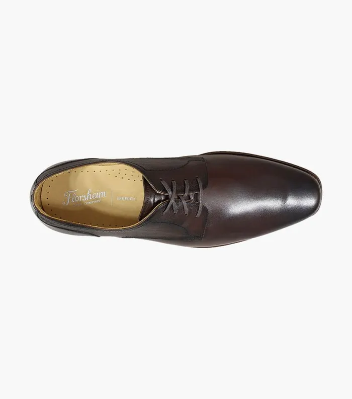 Men Palermo Plain Toe Oxford Brown Florsheim Dress Shoes