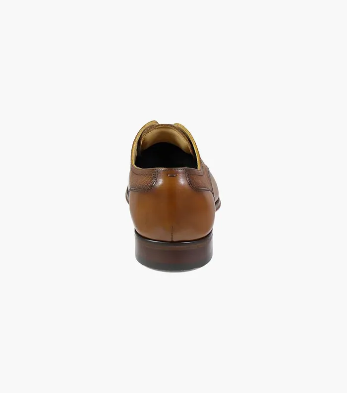Men Palermo Plain Toe Oxford Cognac Florsheim Dress Shoes