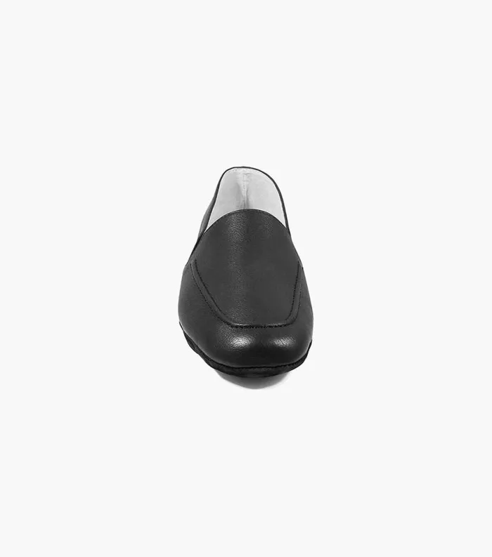 Men Pareto Opera Moc Toe Slipper Black Florsheim Slippers