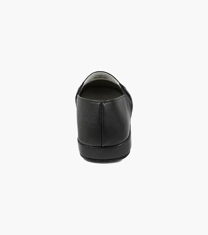 Men Pareto Opera Moc Toe Slipper Black Florsheim Slippers