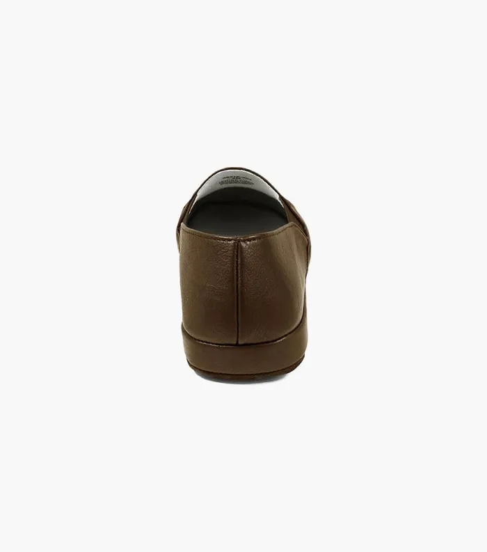 Men Pareto Opera Moc Toe Slipper Brown Florsheim Slippers