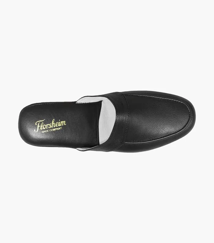 Men Pareto Scuff Moc Toe Slipper Black Florsheim Slippers