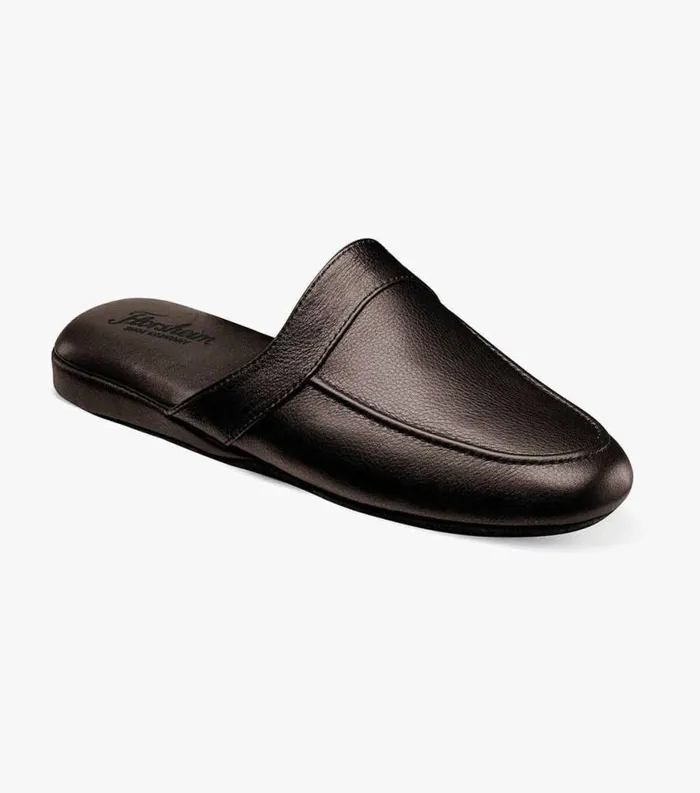Men Pareto Scuff Moc Toe Slipper Brown Florsheim Slippers