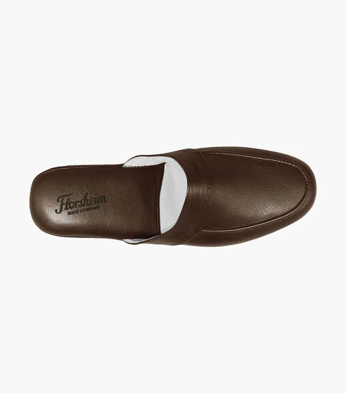 Men Pareto Scuff Moc Toe Slipper Brown Florsheim Slippers