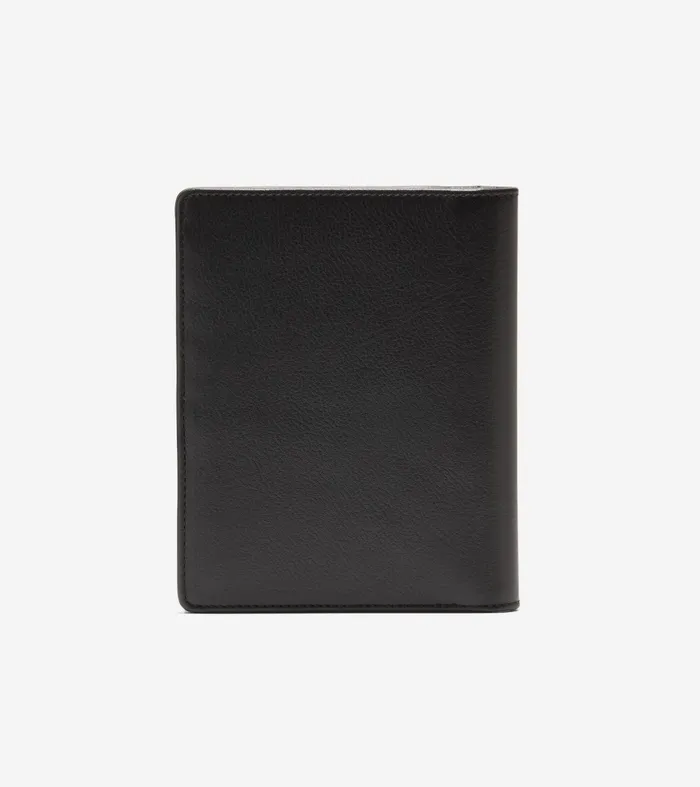 Men Passport Case With Luggage Tag Black Cole Haan Wallets