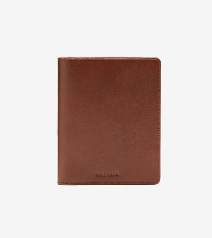Men Passport Case With Luggage Tag Tan Cole Haan Wallets