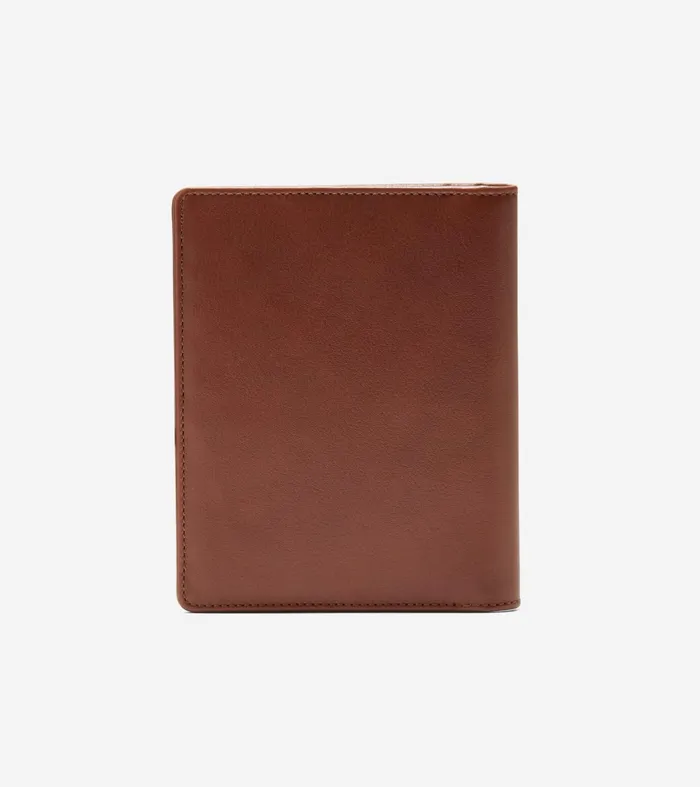 Men Passport Case With Luggage Tag Tan Cole Haan Wallets