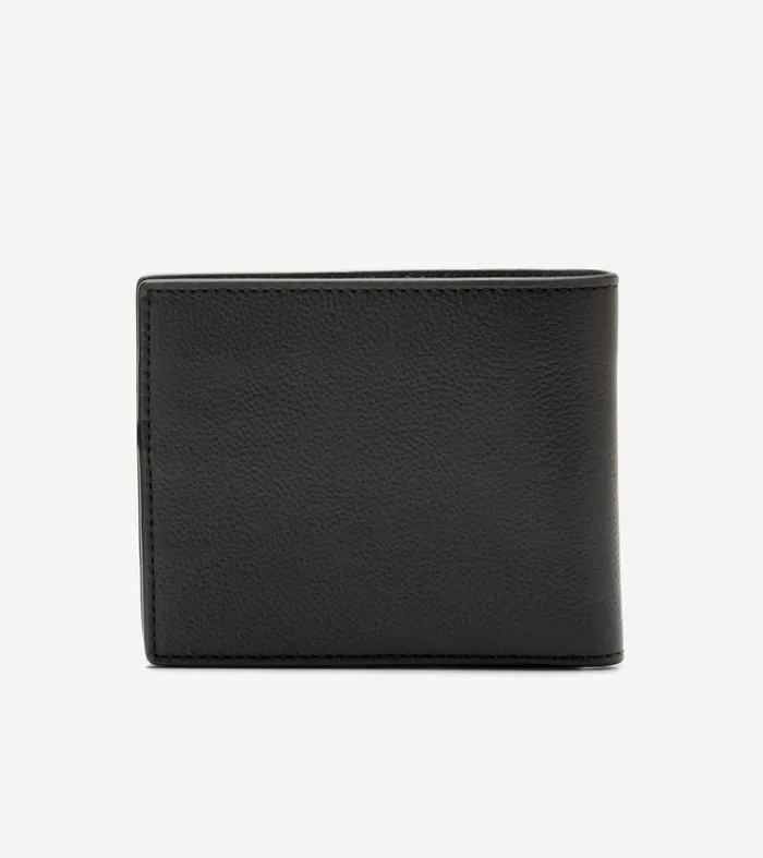 Men Pebble Traveler Wallet Black Cole Haan Wallets