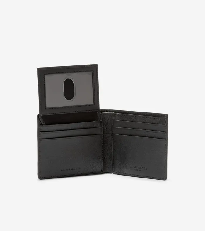 Men Pebble Traveler Wallet Black Cole Haan Wallets