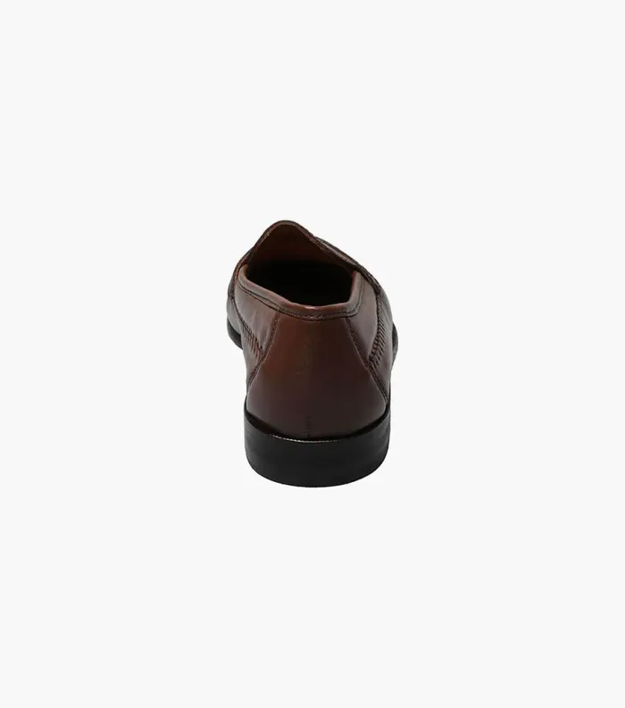 Men Pisa Moc Toe Tassel Loafer Cognac Florsheim Dress Shoes