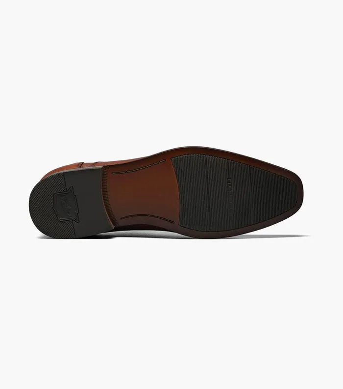 Men Postino Cap Toe Balmoral Oxford Cognac Florsheim Dress Shoes