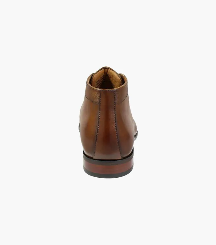 Men Postino Cap Toe Chukka Boot Cognac Florsheim Dress Shoes