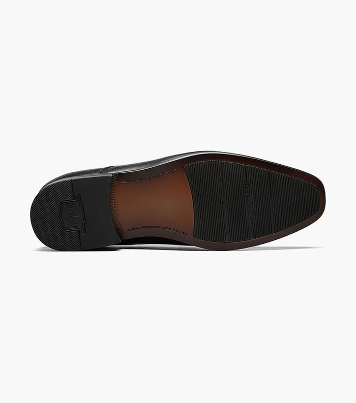 Men Postino Cap Toe Oxford Black Smooth Florsheim Dress Shoes