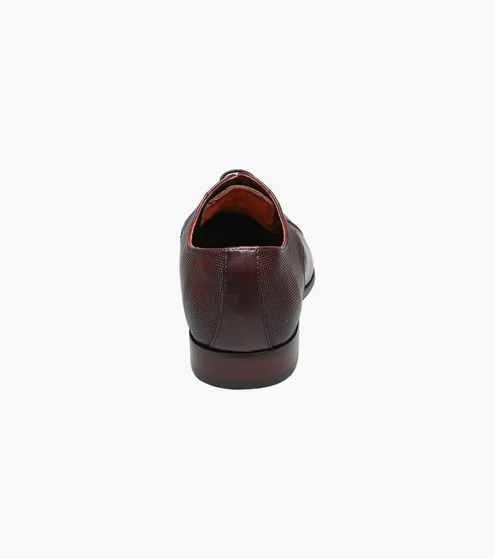 Men Postino Cap Toe Oxford Burgundy Florsheim Dress Shoes