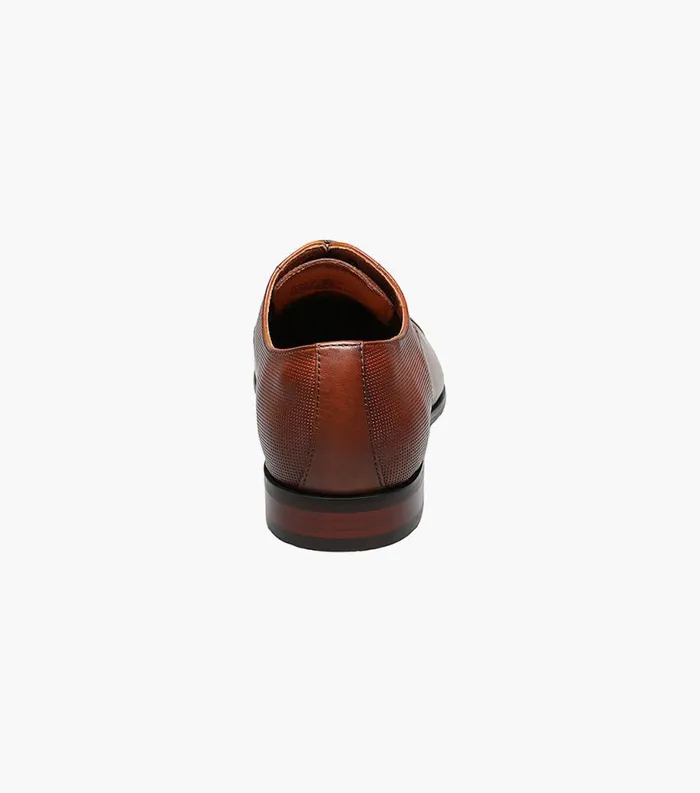 Men Postino Cap Toe Oxford Cognac Florsheim Dress Shoes