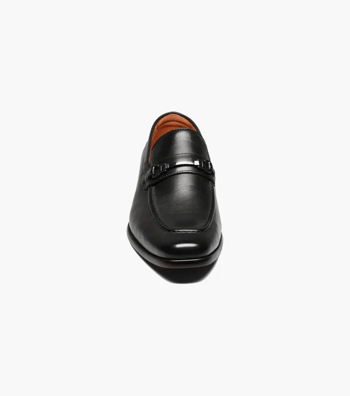 Men Postino Moc Toe Bit Slip On Black Florsheim Dress Shoes