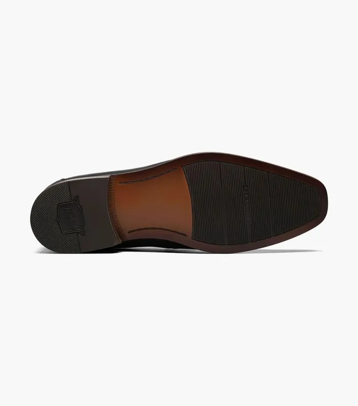 Men Postino Moc Toe Bit Slip On Black Florsheim Dress Shoes