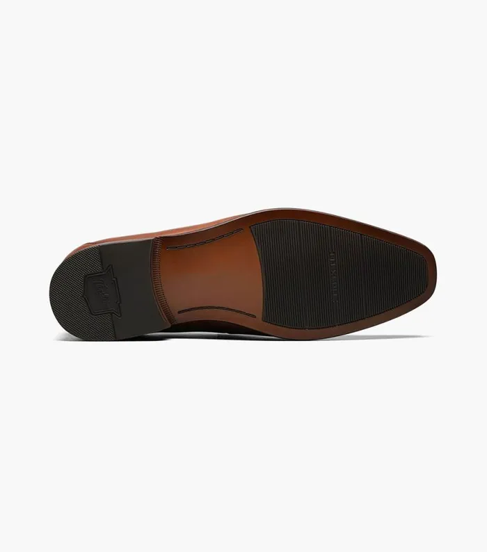 Men Postino Moc Toe Penny Loafer Cognac Florsheim Dress Shoes