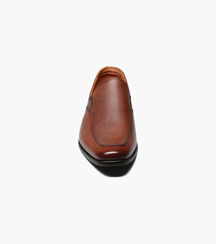 Men Postino Moc Toe Venetian Slip On Cognac Florsheim Dress Shoes