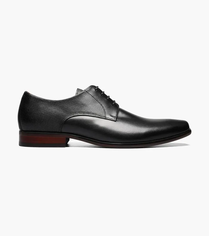Men Postino Plain Toe Oxford Black Florsheim Dress Shoes