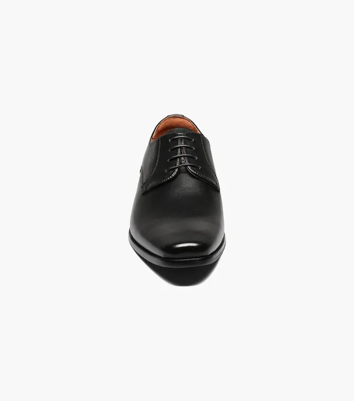 Men Postino Plain Toe Oxford Black Smooth Florsheim Dress Shoes