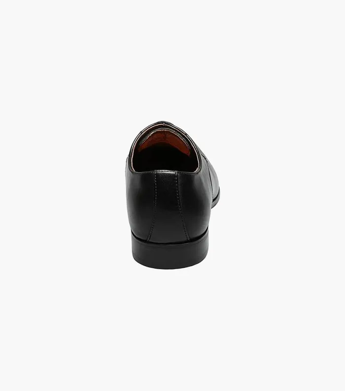 Men Postino Plain Toe Oxford Black Smooth Florsheim Dress Shoes