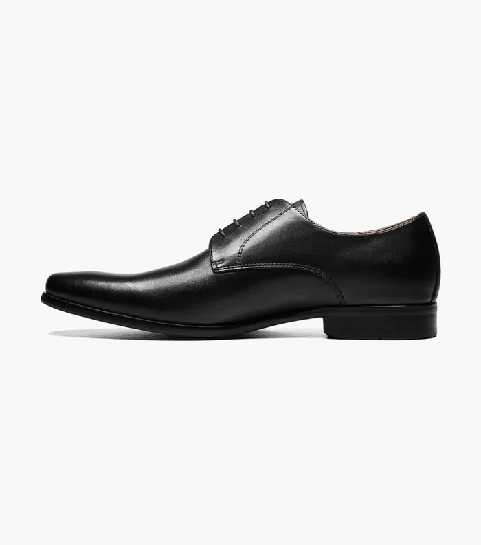 Men Postino Plain Toe Oxford Black Smooth Florsheim Dress Shoes
