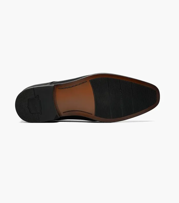 Men Postino Plain Toe Oxford Black Smooth Florsheim Dress Shoes