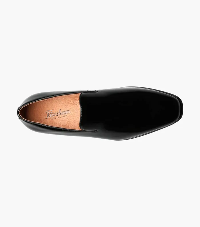 Men Postino Plain Toe Slip On Black Patent Florsheim Dress Shoes