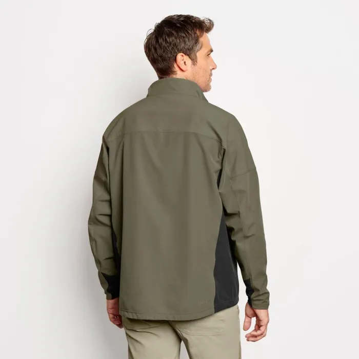 Men PRO LT Softshell Pullover Camouflage Orvis Jackets