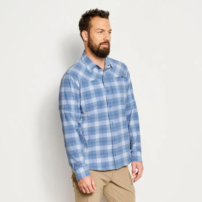 Men PRO Stretch LongSleeved Shirt Blue Fog Orvis Shirts