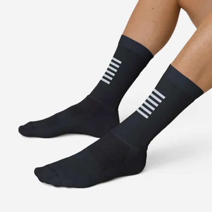 Men Pro Team Aero Socks Blackwhite Rapha Shoes Overshoes and Socks
