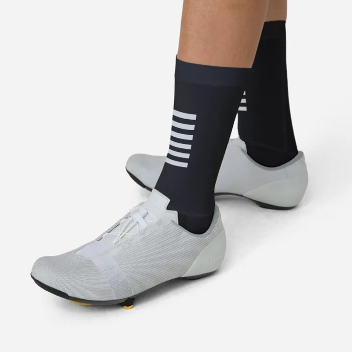 Men Pro Team Aero Socks Blackwhite Rapha Shoes Overshoes and Socks