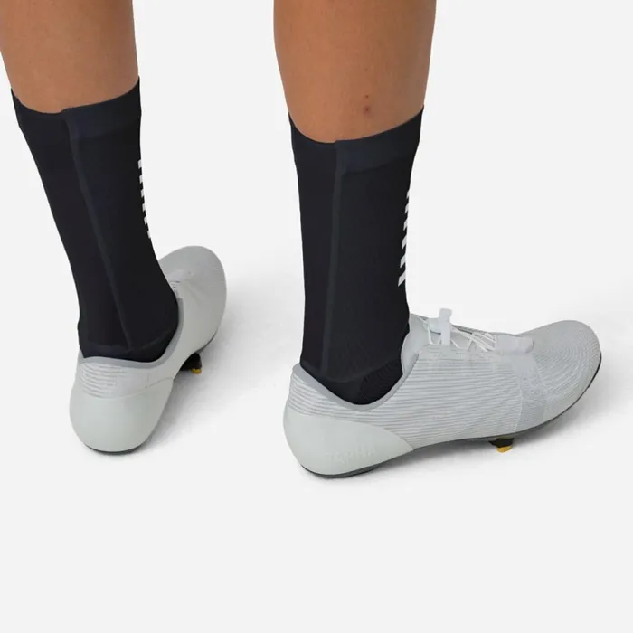 Men Pro Team Aero Socks Blackwhite Rapha Shoes Overshoes and Socks