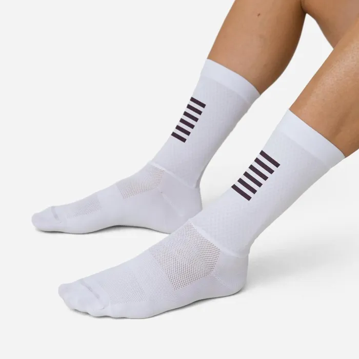 Men Pro Team Aero Socks Blackwhite Rapha Shoes Overshoes and Socks