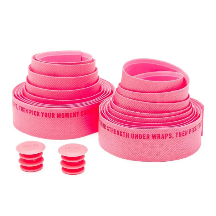 Men Pro Team Bar Tape Highvis Pinkwhite Rapha Hats Gloves and Accessories