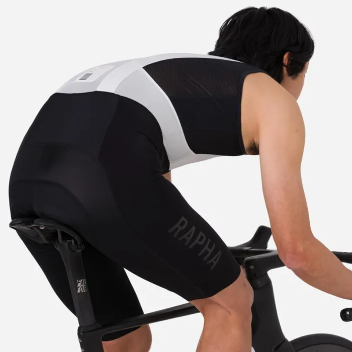 Men Pro Team Bib Shorts III 8211 Long Blackwhitegreen Whiteblackblackdark Navy White Rapha Bibs Shorts and Tights