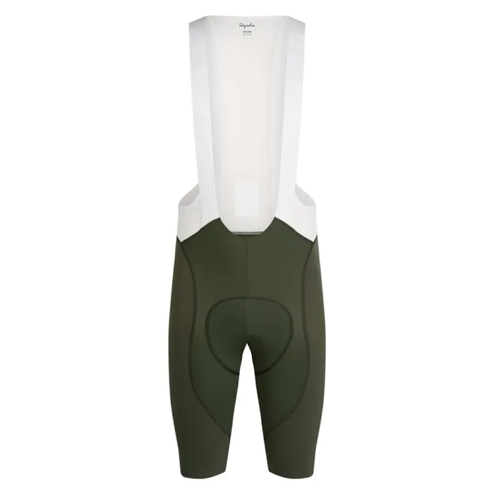 Men Pro Team Bib Shorts III 8211 Long Blackwhitegreen Whiteblackblackdark Navy White Rapha Bibs Shorts and Tights