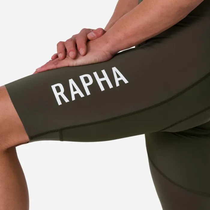 Men Pro Team Bib Shorts III 8211 Long Blackwhitegreen Whiteblackblackdark Navy White Rapha Bibs Shorts and Tights