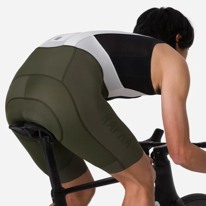 Men Pro Team Bib Shorts III 8211 Regular Green Whiteblackblackblackwhitedark Navy White Rapha Bibs Shorts and Tights