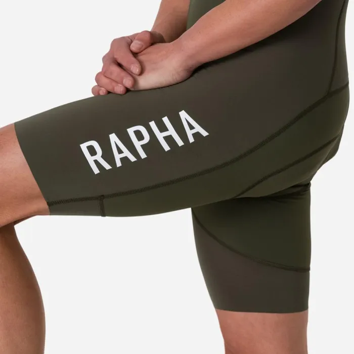 Men Pro Team Bib Shorts III 8211 Regular Green Whiteblackblackblackwhitedark Navy White Rapha Bibs Shorts and Tights