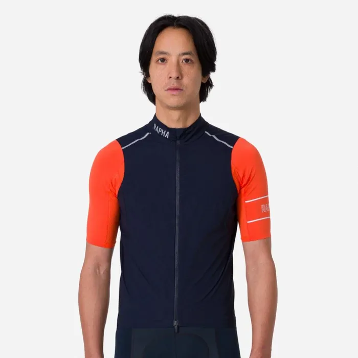 Men Pro Team Gilet II Arctic Ice Silver Reflectiveblacksilverlagoon Silver Reflectivenavysilveronyx Silver Reflective Rapha Jackets and Vests