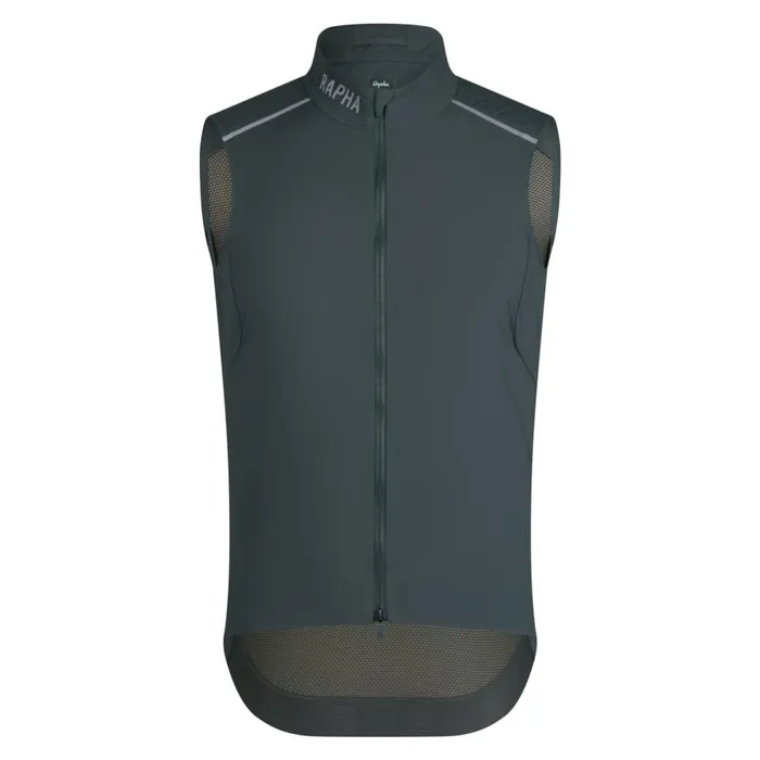 Men Pro Team Gilet II Arctic Ice Silver Reflectiveblacksilverlagoon Silver Reflectivenavysilveronyx Silver Reflective Rapha Jackets and Vests